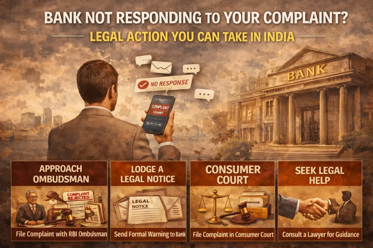 Bank Not Responding to Your Complaint Legal Action You Can Take in India