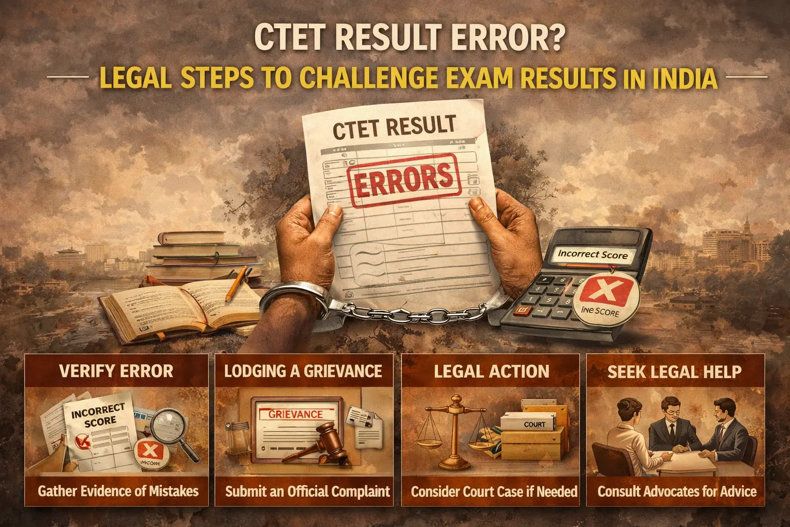 CTET Result Error Legal Steps to Challenge Exam Results in India