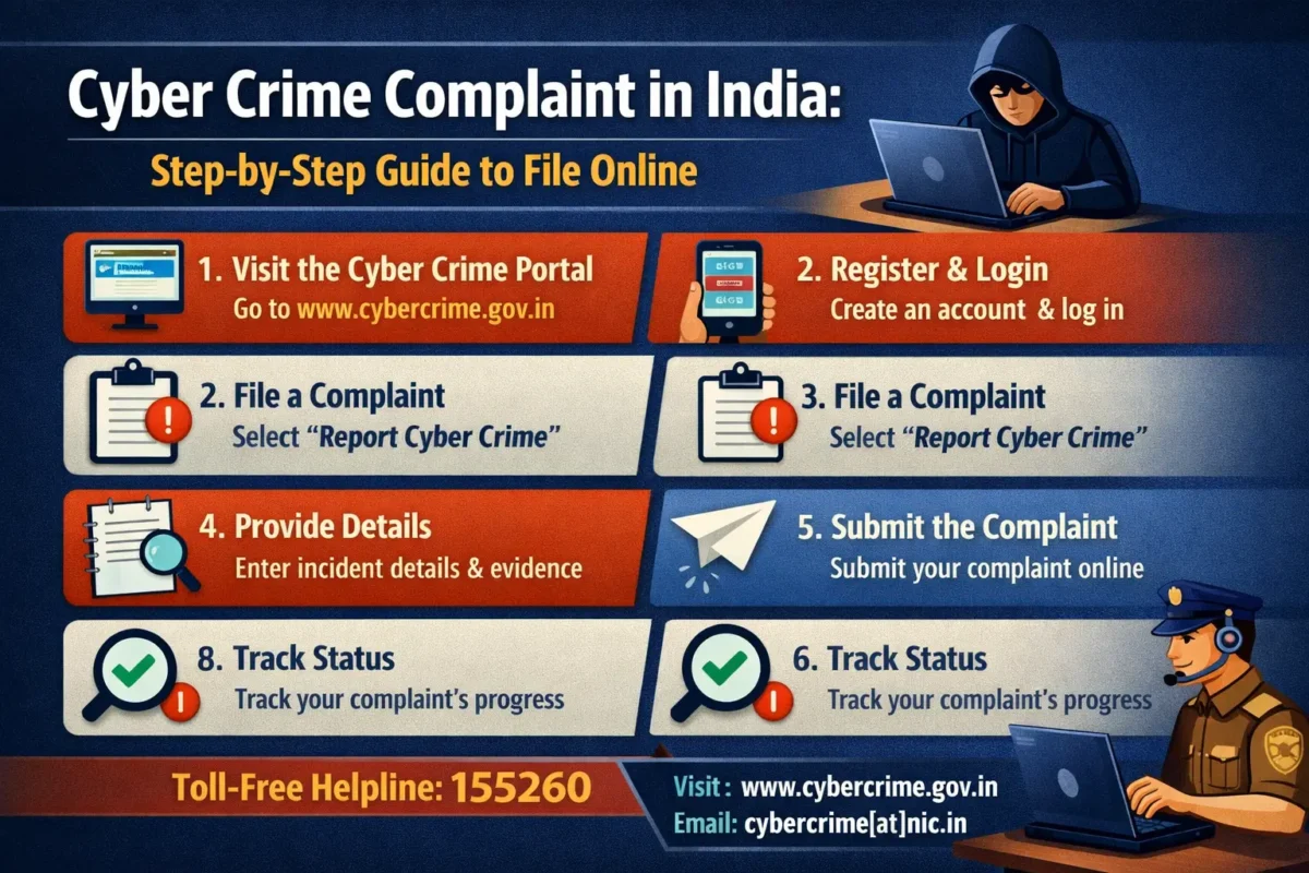 Cyber Crime Complaint in India Step-by-Step Guide to File Online