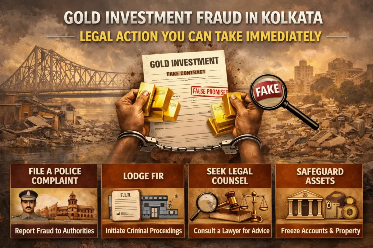 Gold Investment Fraud in Kolkata Legal Action You Can Take Immediately