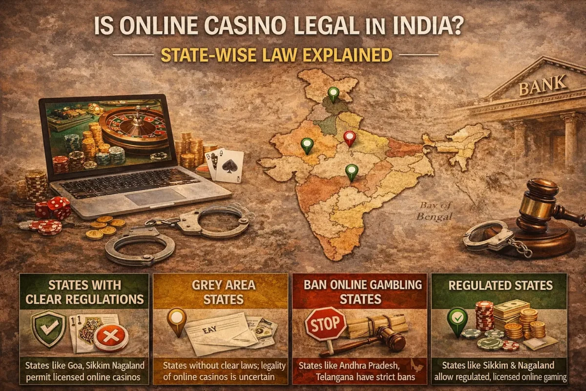 Is Online Casino Legal in India State-Wise Law Explained