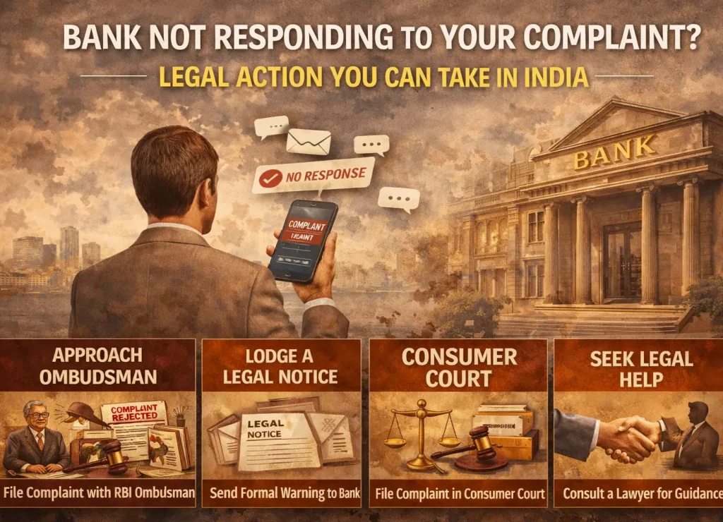 Bank Not Responding to Your Complaint Legal Action You Can Take in India