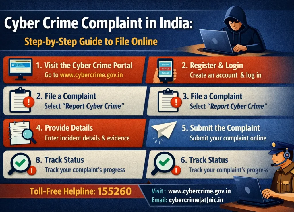 Cyber Crime Complaint in India Step-by-Step Guide to File Online